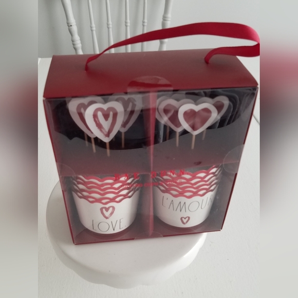 New NIB Rae Dunn 12 PC Baking Cups Picks 5oz - Picture 7 of 7